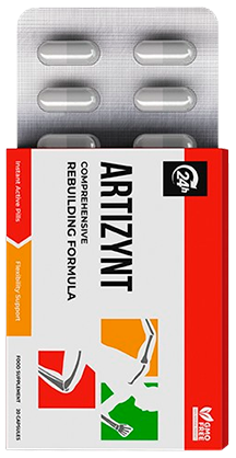 ArtiZynt cápsulas naturais para articulações - embalagem oficial